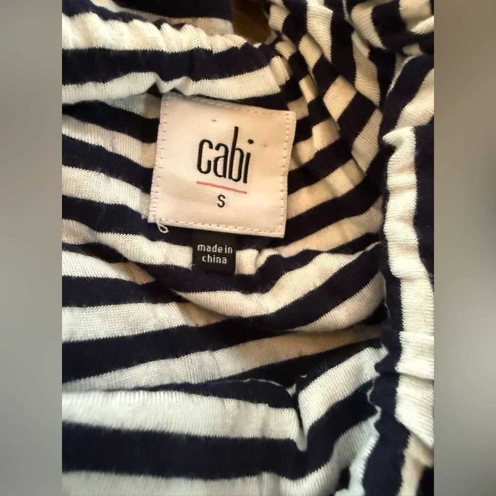 CAbi. Nautical Striped Maxi Dress. Size Small. - Picture 4 of 5